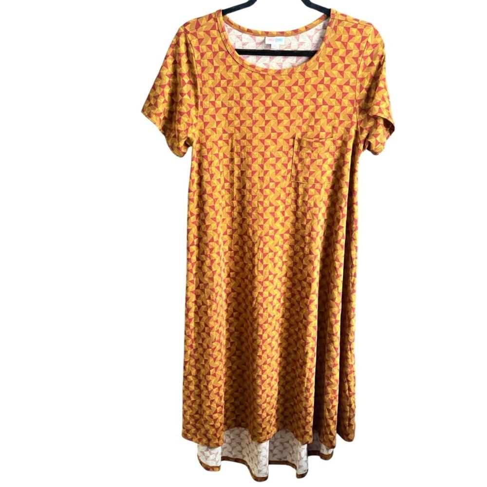 LuLaRoe Yellow and Orange High-Low Sundress
